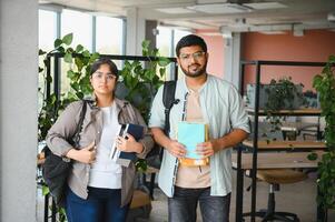 Young Asian Indian college students photo