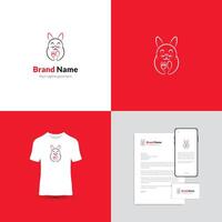 This logo is creative, simple, elegant, modern, and unique. it is a cat eating food using a fork and spoon, It is suitable for any cafe or restaurant that uses a cat as a mascot. vector