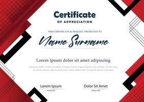 certificate of completion template vector