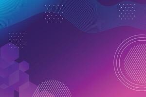 Gradient abstract hexagon shapes background vector