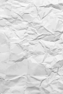 White clean crumpled paper