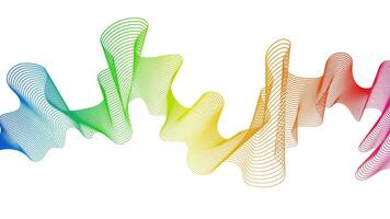 Abstract backdrop with wave gradient lines vector