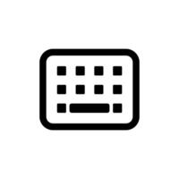 Keyboard icon, simple design vector