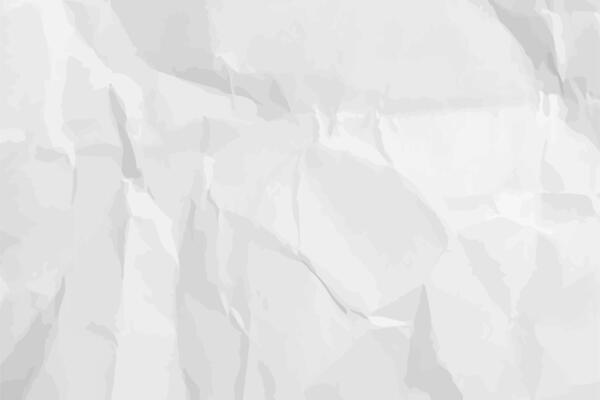White clean crumpled paper