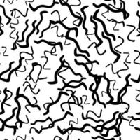 Seamless pattern with sketch squiggle vector