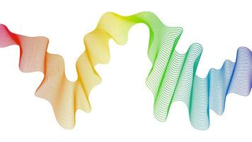Abstract backdrop with wave gradient lines vector