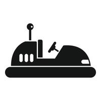 Bumper car icon in simple style isolated on white background vector