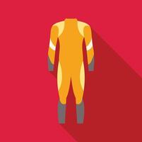 Wetsuit for active sports and leisure on a bright background vector