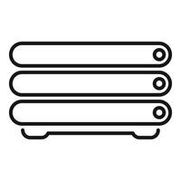 Multitool pliers holding three different screwdriver bits icon vector