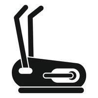 Elliptical trainer icon representing fitness and exercise vector