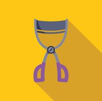 Hand grip exerciser strengthens muscles on yellow background vector