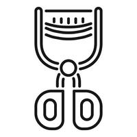 Smart farm sensor icon outline vector. Watering system vector