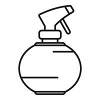 Cleaning spray bottle with trigger for disinfecting and sanitizing vector