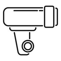 Cctv camera detecting recording observing security system icon vector
