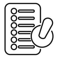 Businessman activating a checklist with a button vector