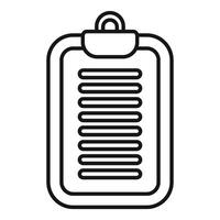 Clipboard with checklist showing business strategy or plan vector