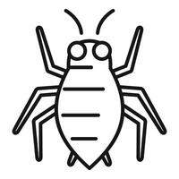 Dangerous bedbug insect spreading virus with bite vector