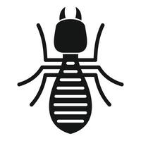 Termite pest control insect bug exterminator logo icon vector