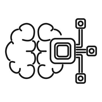 Artificial intelligence chip processing data from human brain vector