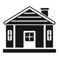 Small hospital building with crosses showing medical facility vector