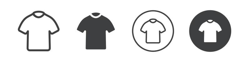 T shirt icon vector