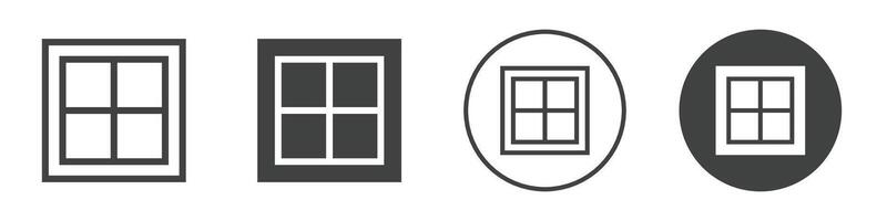 window icon set vector