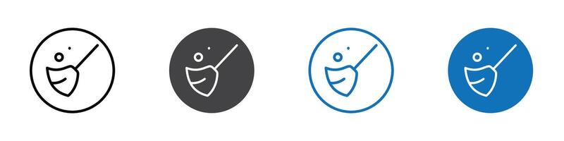 Clean icon flat editable icon mark set. vector