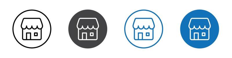 Sore icon flat editable icon mark set. vector