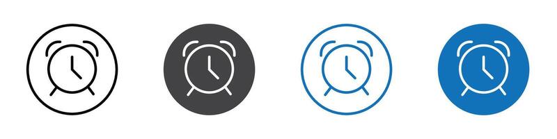 Stop watch icon flat editable icon mark set. vector