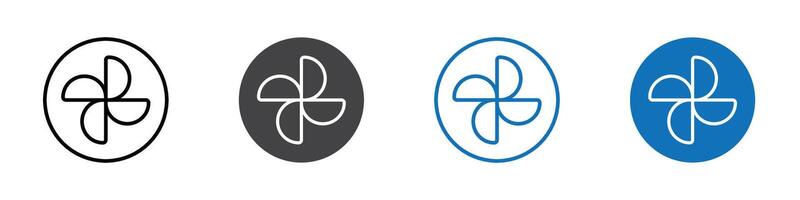 Google photos icon flat editable icon mark set. vector
