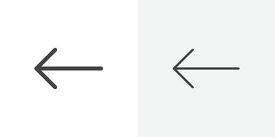 Arrow icon flat and simple set design vector