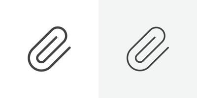 Attach icon flat and simple set design vector