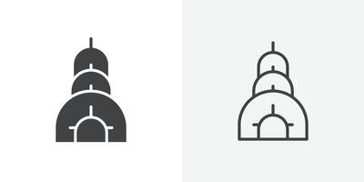 Chrysler icon flat and simple set design vector