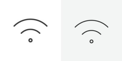 Wifi icon flat and simple set design vector