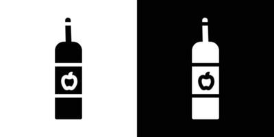 Apple cider vinegar Icon simple symbol vector