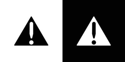 Attention Warning icon design simple symbol vector