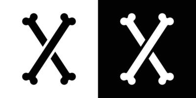 Bone icon design simple symbol vector