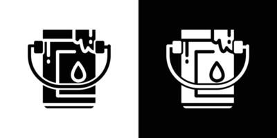 Bucket icon design simple symbol vector
