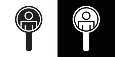 candidate icon simple symbol vector