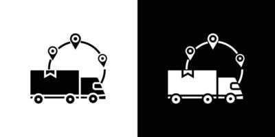 distribution icon simple symbol vector