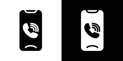 Mobile Phone call icon design simple symbol vector