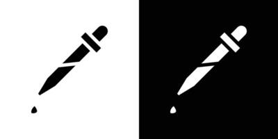Pipette icon design simple symbol vector