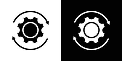 processing icon simple symbol vector