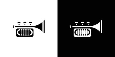 Re design Trumpet icon design simple symbol vector