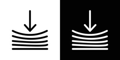 Resilience Material icon design simple symbol vector