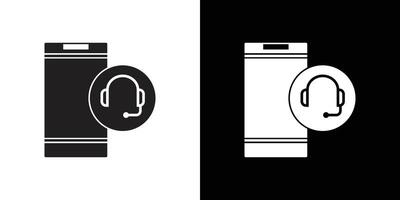 Smartphone Help and Support icon simple symbol vector