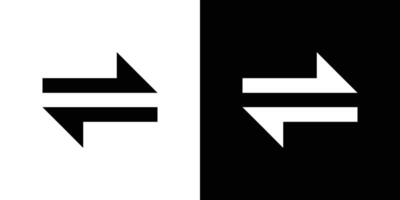 Swap icon design simple symbol vector