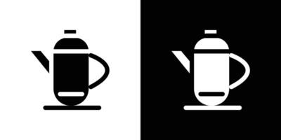 Teapot icon design simple symbol vector