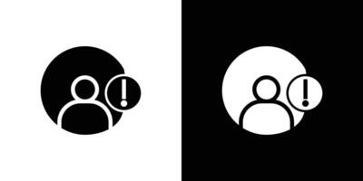 User information icon simple symbol vector