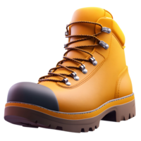 3D Hiking Boot Icon for Outdoor Adventure and Exploration png